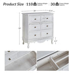 Comodino a 3 cassetti effetto anticato con gambe in legno, set da 2 (Blu / Noce / Bianco)