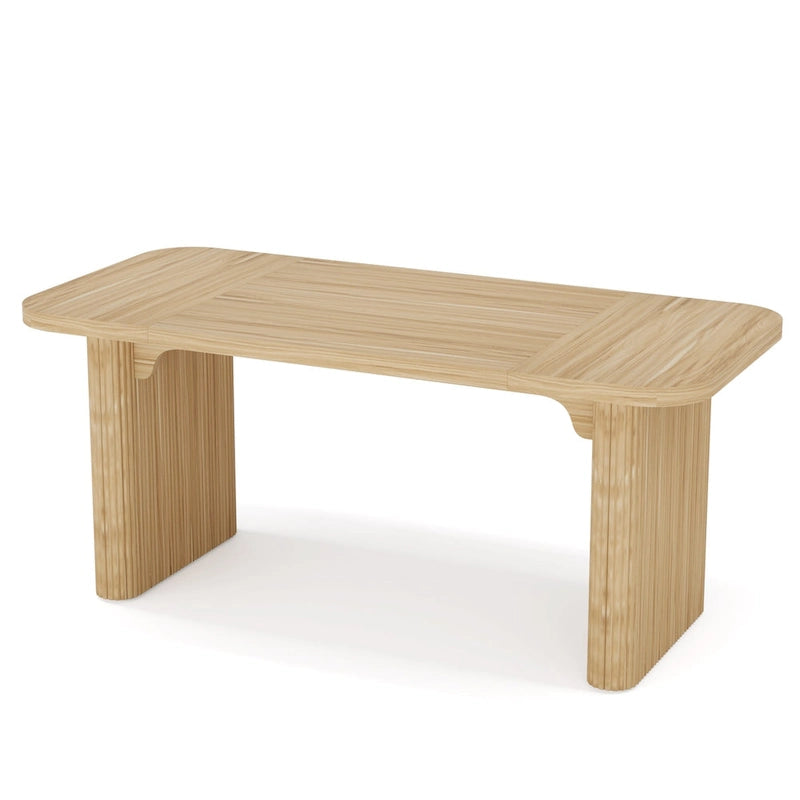 Modern 63  Executive Computer Desk for Home Office, Simple Rectangular Writing Table for Study Room Bedroom