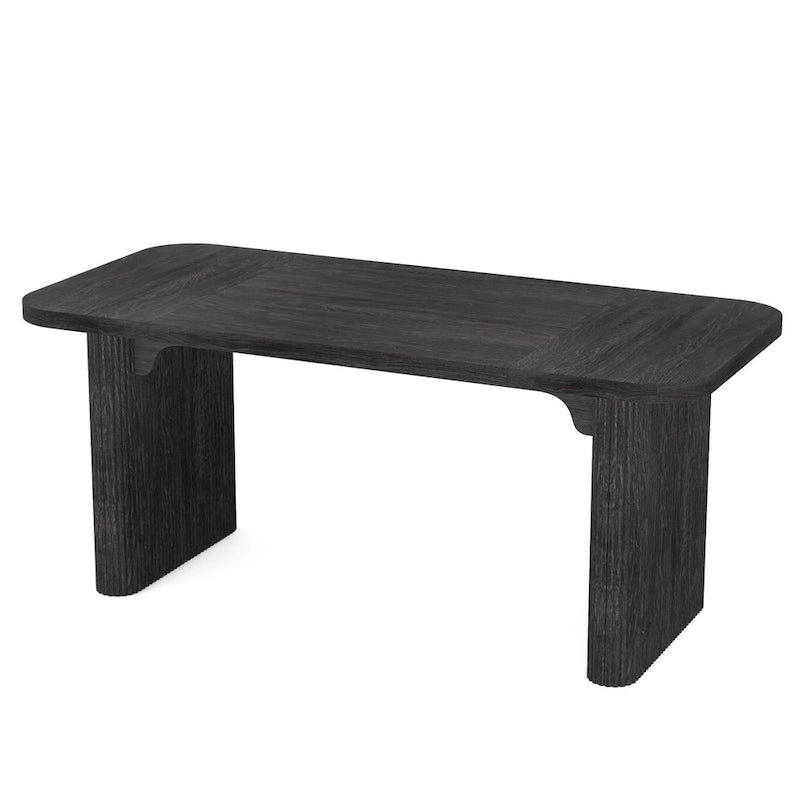 Scrivania da computer rettangolare individuale, naturale/marrone, larga 157 cm