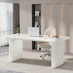 Scrivania da computer rettangolare individuale, naturale/marrone, larga 157 cm
