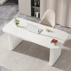 Scrivania da computer rettangolare individuale, naturale/marrone, larga 157 cm