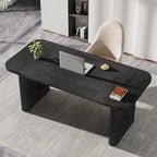 Scrivania da computer rettangolare individuale, naturale/marrone, larga 157 cm