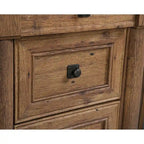 Scrivania tradizionale in rovere vintage per 1 persona