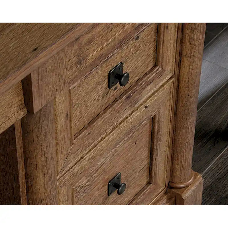 Scrivania tradizionale in rovere vintage per 1 persona