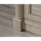 Scrivania tradizionale in rovere vintage per 1 persona