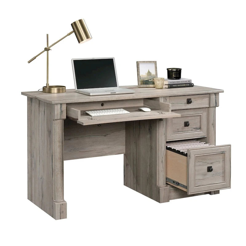 Scrivania tradizionale in rovere vintage per 1 persona