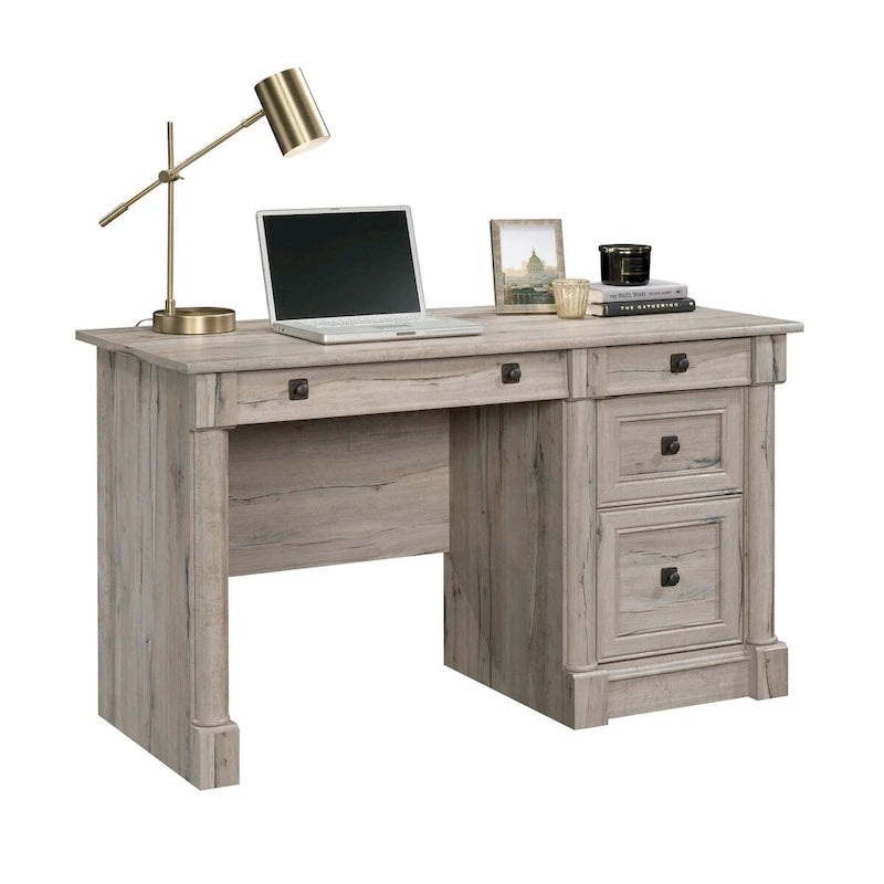 Scrivania tradizionale in rovere vintage per 1 persona