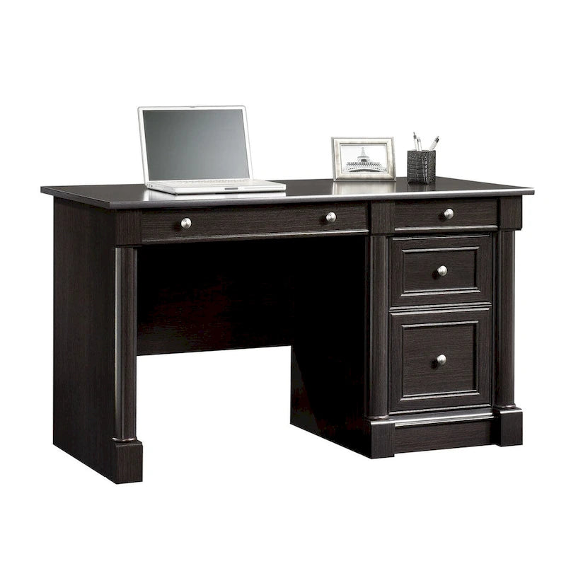 Scrivania tradizionale in rovere vintage per 1 persona