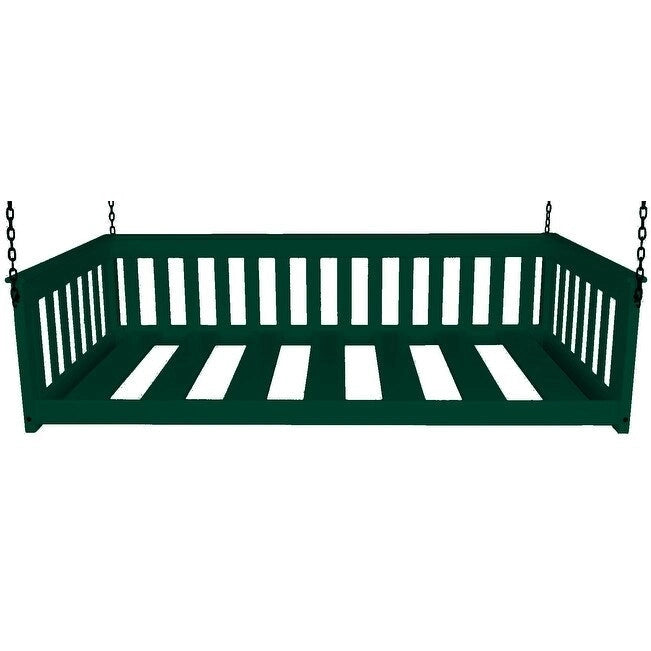 Daybed sospeso a due posti multicolore con catena, pino massello, 1 persona