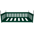 Daybed sospeso a due posti multicolore con catena, pino massello, 1 persona