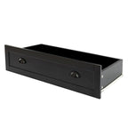 Credenza a 4 cassetti – Blu/Nero, Finitura opaca, Montaggio singolo