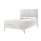 Camera da letto con pannelli bianchi, 4 pezzi, piazza e mezza/matrimoniale/king size, 1-2 posti letto