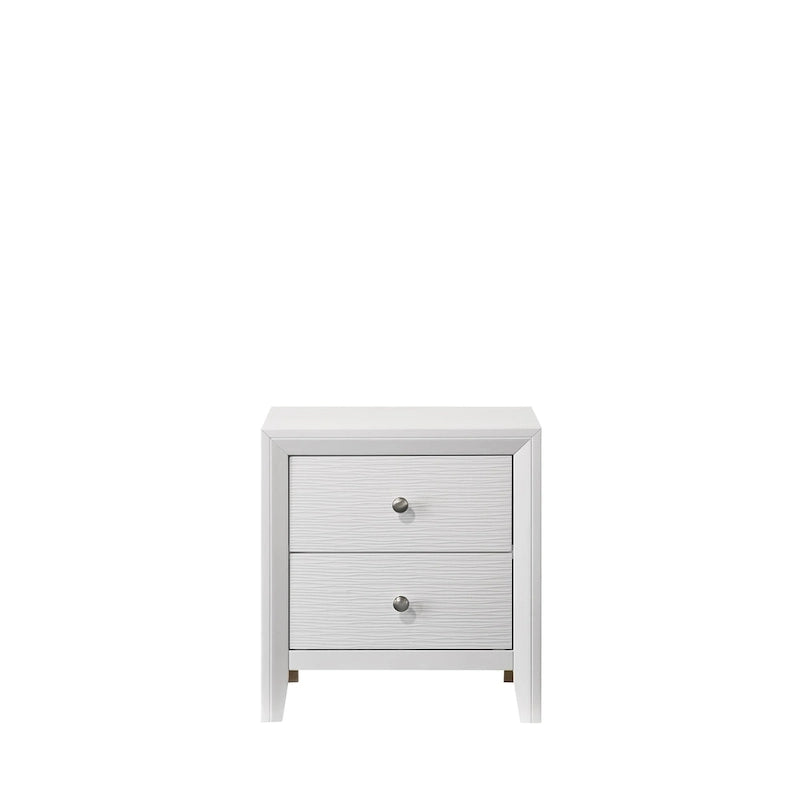 Camera da letto con pannelli bianchi, 4 pezzi, piazza e mezza/matrimoniale/king size, 1-2 posti letto