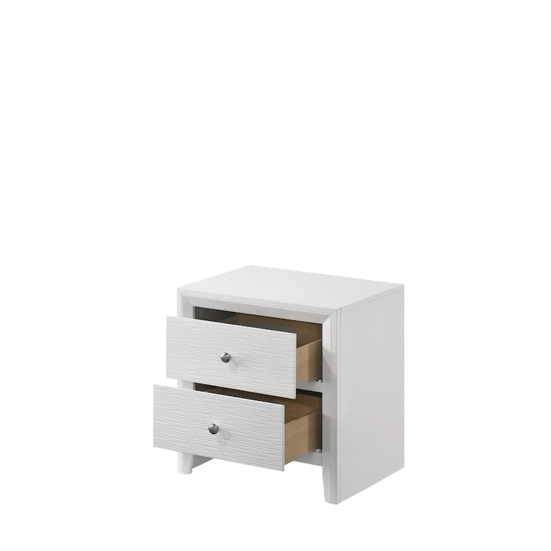 Camera da letto con pannelli bianchi, 4 pezzi, piazza e mezza/matrimoniale/king size, 1-2 posti letto