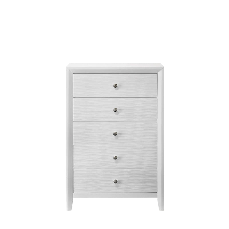 Camera da letto con pannelli bianchi, 4 pezzi, piazza e mezza/matrimoniale/king size, 1-2 posti letto
