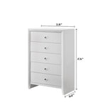Camera da letto con pannelli bianchi, 4 pezzi, piazza e mezza/matrimoniale/king size, 1-2 posti letto