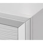 Camera da letto con pannelli bianchi, 4 pezzi, piazza e mezza/matrimoniale/king size, 1-2 posti letto