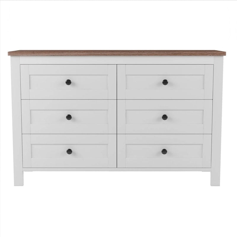 Set camera da letto 3 pezzi bianco/grigio – Letto a piattaforma, comodino e cassettiera (una piazza e mezza/matrimoniale, 1 persona)