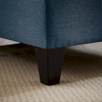 Divano angolare a U in carbone/blu/verde/cenere/beige con doppia chaise longue, 4 posti