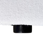 Divano modulare a L con pouf, 5 posti (Antracite scuro / Cachi / Bianco / Grigio)