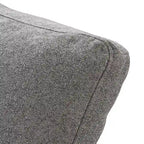 Divano modulare a L con pouf, 5 posti (Antracite scuro / Cachi / Bianco / Grigio)