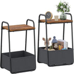 Side Table Set of 2 - 16.93 D x 14.57 W x 24.02 H