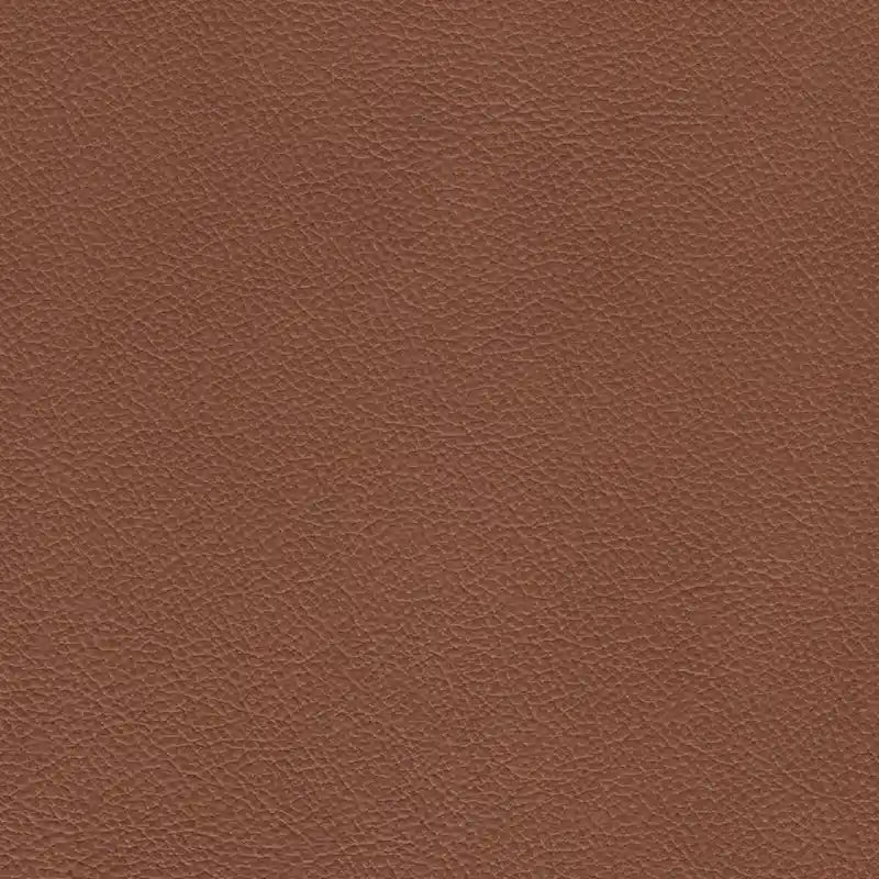 Divano Sezionale in Pelle Fiore Color Cognac con Chaise Longue Sinistra, Posti a Sedere 4–5