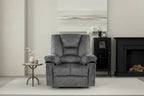 Poltrona Reclinabile Elettrica Grey Power Lift, Singola, con Massaggio e Calore