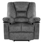 Poltrona Reclinabile Elettrica Grey Power Lift, Singola, con Massaggio e Calore