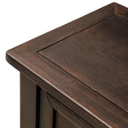 Consolle rustica naturale/espresso/avorio/grigia/blu con 2 cassetti e ripiano, montaggio da 1 persona