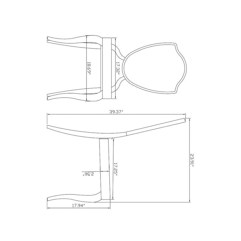 Sedia da pranzo con schienale a scudo in similpelle bianca, gambe cromate, set da 2